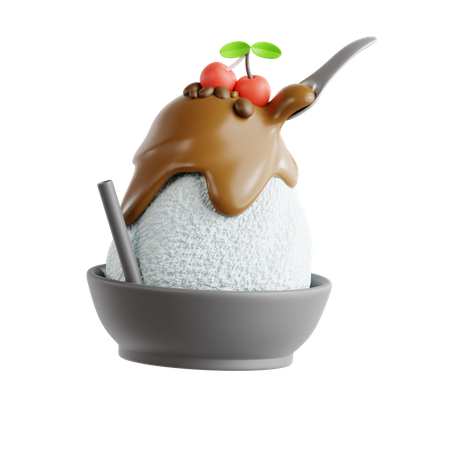 Gelo raspado  3D Icon