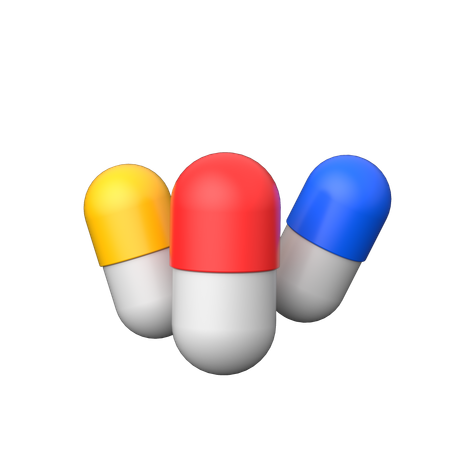 Gélules  3D Icon
