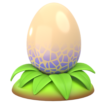 Gem Dragon Egg  3D Icon