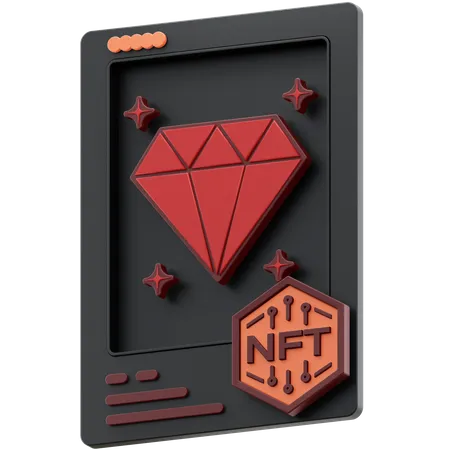 GEM NFT  3D Icon