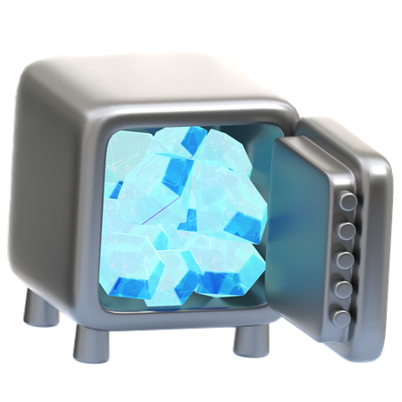 Gem Vault  3D Icon