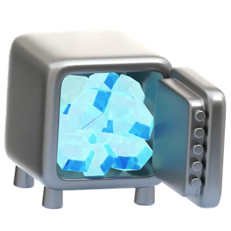 Gem Vault  3D Icon