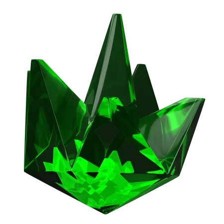 Gema Verde  3D Icon