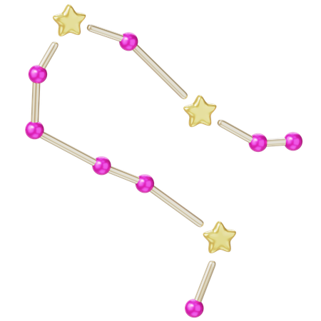 Gemini Constellation  3D Icon