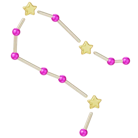 Gemini Constellation  3D Icon