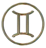 Gemini Zodiac 3d Icon