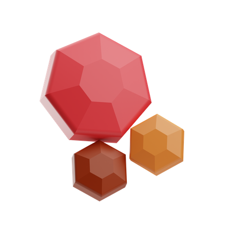 Gems  3D Icon