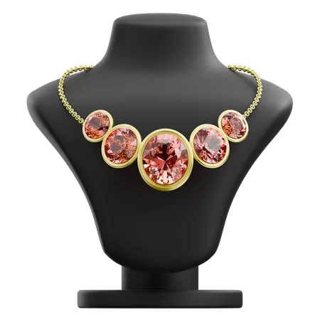 Gemstone Necklace  3D Icon