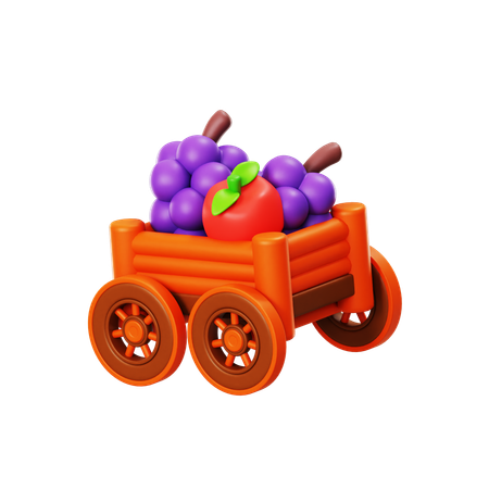 Gemüsewagen  3D Icon