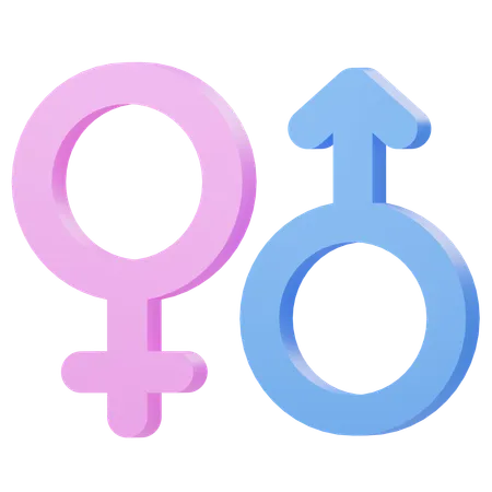 Gender 3 D Illustration 3D Icon