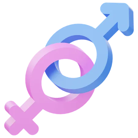 Gender 3 D Illustration 3D Icon