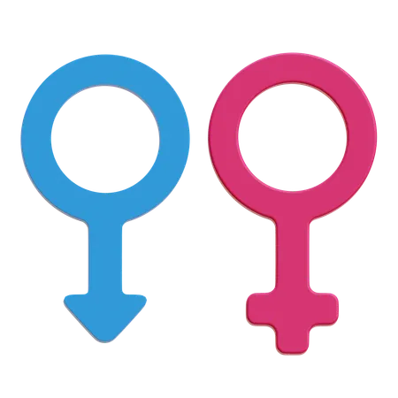 Gender  3D Icon