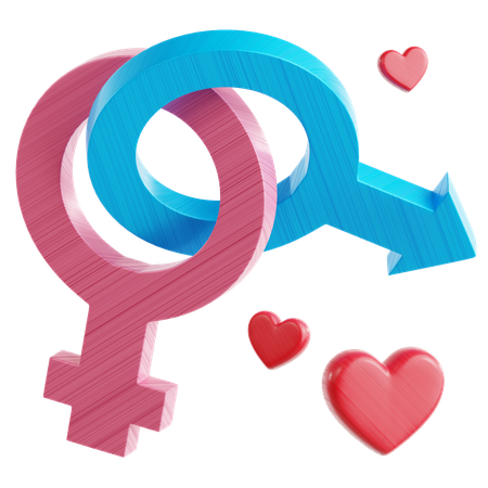 Gender  3D Icon