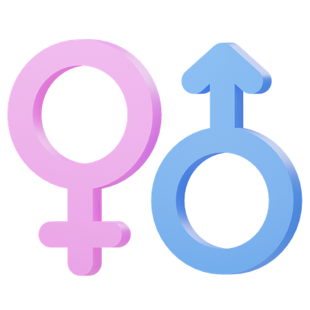 Gender  3D Icon