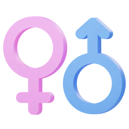 Gender  3D Icon