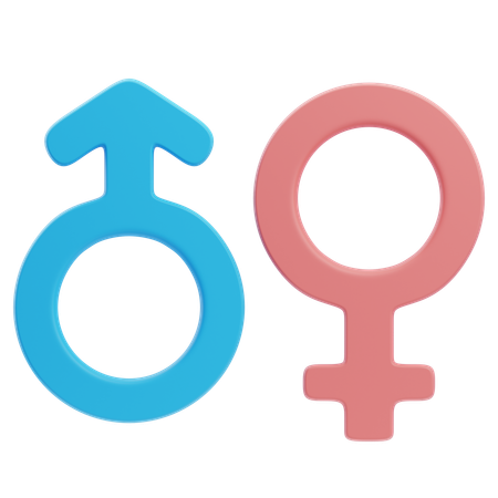 Gender  3D Icon