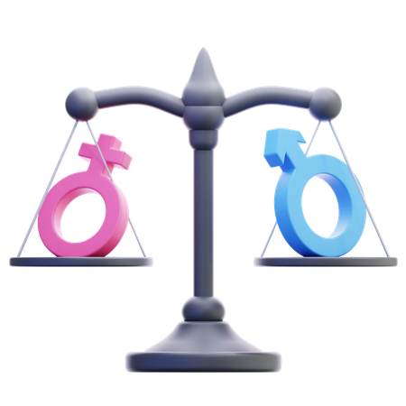 Gender Balance  3D Icon