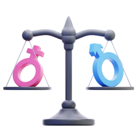 Gender Balance  3D Icon