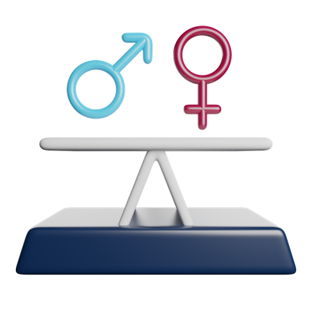 Gender Equality  3D Icon