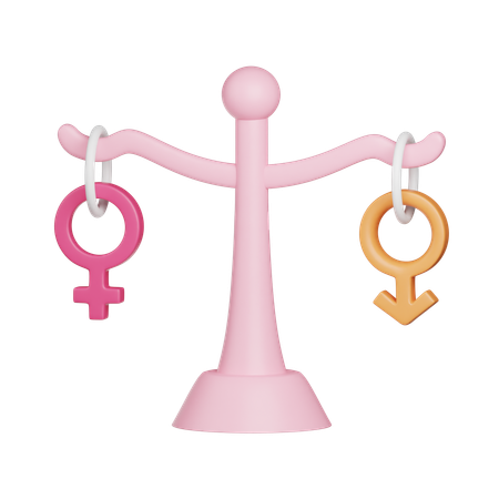 Gender Equality  3D Icon