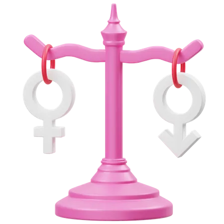 Gender Equality  3D Icon