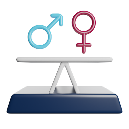Gender Equality  3D Icon