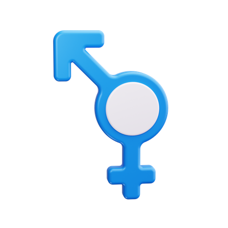 Gender equality  3D Icon