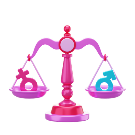 Gender Equality  3D Icon