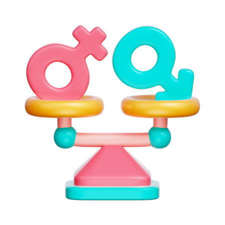 Gender Equality  3D Icon
