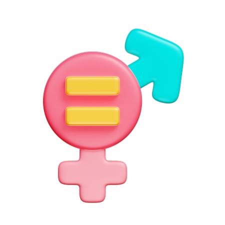 Gender Equality  3D Icon