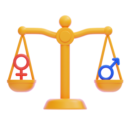 Gender Equality  3D Icon