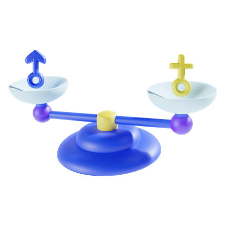 Gender Equality  3D Icon