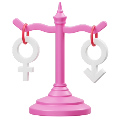 Gender Equality  3D Icon