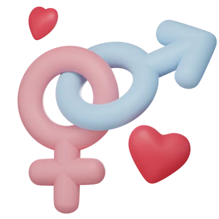 Gender Sign  3D Icon