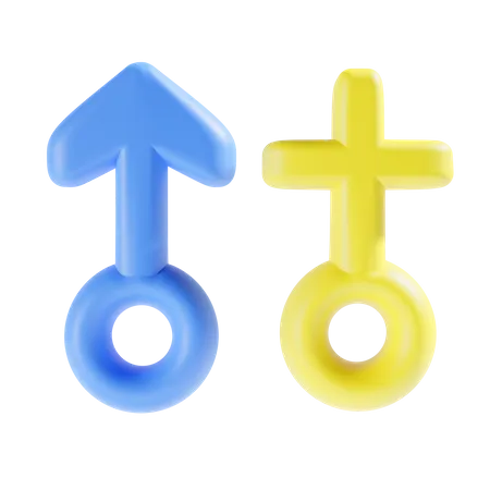 Gender Sign  3D Icon