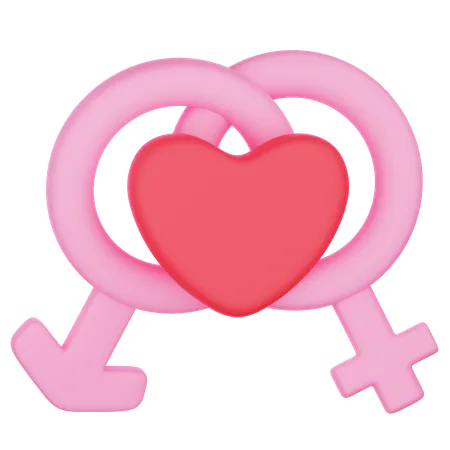 Gender Sign  3D Icon