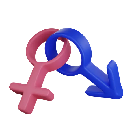 Gender Sign  3D Illustration