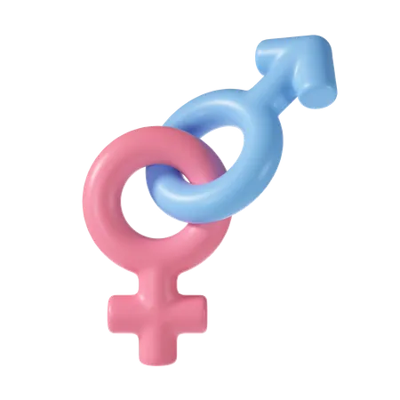 Gender sign  3D Illustration