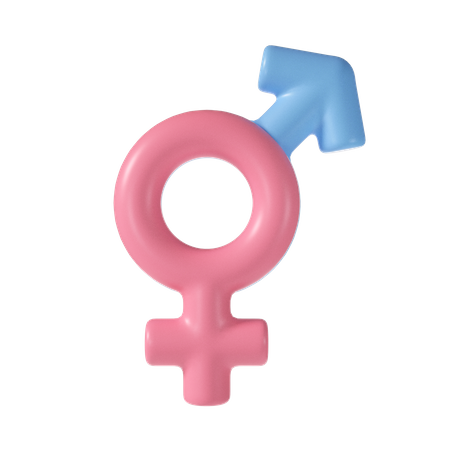 Gender sign  3D Illustration