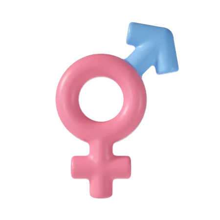 Gender sign  3D Illustration