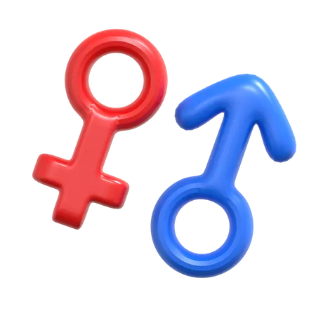 Gender Sign  3D Illustration