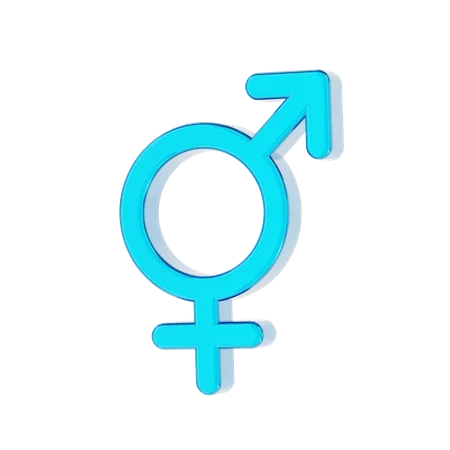 Gender symbol 3D Icon