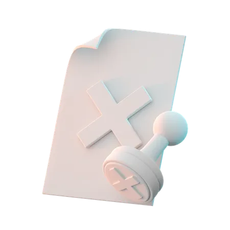 Genehmigen  3D Icon