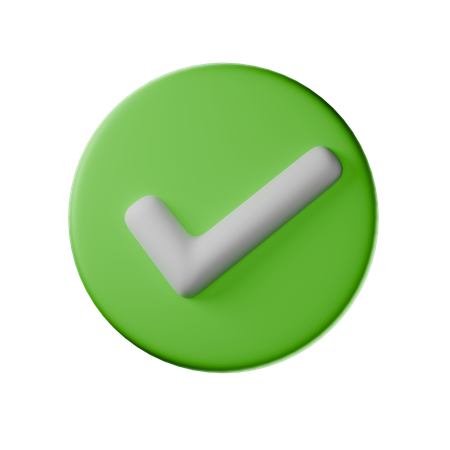 Genehmigen  3D Icon