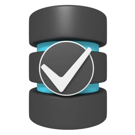 Genehmigte Datenbank  3D Icon