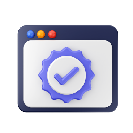 Freigegebene Webseite  3D Icon