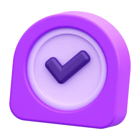 Genehmigte Zeit  3D Icon