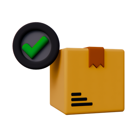 Genehmigtes Paket  3D Icon