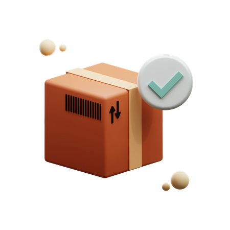 Genehmigtes Paket  3D Icon