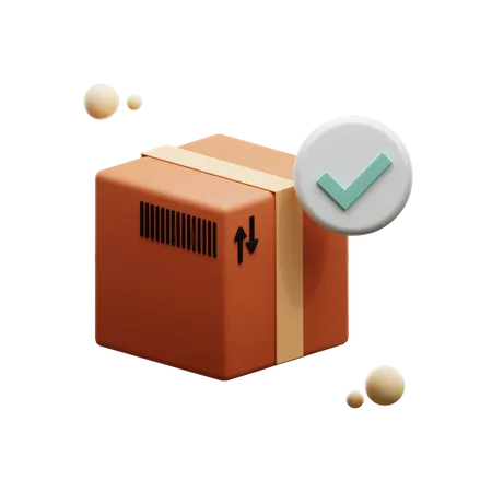 Genehmigtes Paket  3D Icon